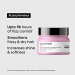L'Oréal Professionnel Paris Scalp Advanced Anti-Dandruff Dermo-Clarifier Shampoo 300 Ml+L'Oréal Professionnel Liss Unlimited Hair Mask With Pro-Keratin For Rebellious Frizzy Hair, Serie Expert, 250Gm image 9 — view 9