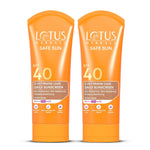 Lotus Herbals Safe Sun 3 In 1 Tinted Daily Sunscreen SPF 40 PA+++ | In Vivo Tested | Tinted Matte Look | UVA & UVB Protection | Non-Greasy | No White Cast | For All Skin Types | For Women & Men | 100g image 10 — view 10