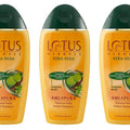 Lotus Herbals Amlapura Shikakai Amla Herbal Shampoo, 200ml x Pack of 3