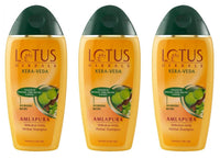Lotus Herbals Amlapura Shikakai Amla Herbal Shampoo, 200ml x Pack of 3