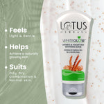 Lotus Herbals Whiteglow Oatmeal and Yogurt Skin Scrub | Oatmeal and Milk Yogurt | 50g image 5 — view 5