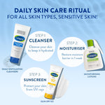Cetaphil Face Wash Daily Exfoliating Cleanser For All Skin Types, 178ml Exfoliating Face Scrub With Vitamin E, B5 & Bamboo Extract image 6 — view 6
