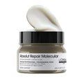 L'Oréal Professionnel Absolut Repair Molecular Deep Repairing Cream Mask for Damaged Hair - 250 ml | Repairs Very Damaged Hair and Restores Strength With 2% Peptides Bonder & 5 Amino Acids
