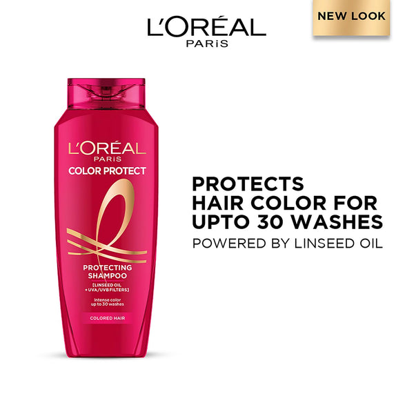 L'Oréal Paris Shampoo, Vibrant & Revived Colour, For Colour-treated Hair, Protects from UVA & UVB, Colour Protect, 200 ml image 2