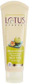 Lotus Herbals Frujuvenate Skin Perfecting and Rejuvenating Fruit Pack, 120g