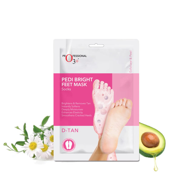 O3+ Pedi Bright Foot Socks Cream Mask image 2