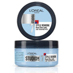 L'Oréal Paris Studio Line Style Rework Fibre Putty Hair Clay Level 7 – Strong Hold Matte Finish Texturizing Hair Wax for Men, 24H Reshaping Styling Putty, Professional Hair Styling Clay, 150ml (Pack of 2) image 4 — view 4