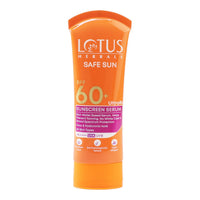 Lotus Herbals UltraRx Sunscreen Serum SPF 60+ PA++++ | No White Cast | No Breakouts | Cica & Hyaluronic | Dermatologically Tested | For Women & Men | Suitable For All Skin Types | 75ml