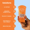 Lotus Herbals Safe Sun Skin Lightening Anti-Tan SunBlock Sunscreen | SPF 30 And PA+++ | Helps Reduce Pigmentaion | With UVA, UVB Protection | Suitable For All Skin Types | For Women And Men | 50g image 7
