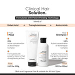 Minimalist Bond Repair Shampoo for Damaged & Chemically Treated Hair | Maleic Acid + Amino Acids + Ceramides | Strengthens Hair, Reduces Breakage | Sulfate-Free Repair Care | 250 ml image 6 — view 6