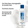 L'Oréal Professionnel Paris Xtenso Care Shampoo for Frizz-Free, Smooth & Manageable Hair 250ml | Enriched with Pro Keratin & Incell | For Men & Women | Unruly, Unmanageable Hair (Pack of 2) - red