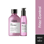 L'Oréal Professionnel Paris Serie Expert Liss Unlimited Blow Dry Serum, 125Ml & Shampoo, Controls Frizz Adds Shine With Prokeratin Complex image 9 — view 9