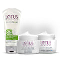 Lotus Herbals Whiteglow Day And Night Face Cream Pack with Face Wash | For Glowing Skin| For Oily, Dry & Combination Skin | Reduce Dark Spots| For Women and Men| 220g