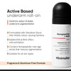 Minimalist Underarm Roll On Deodorant with Nonapeptide + AHA BHA 06% | Controls Odour & Fades Darkness | Fragrance & Aluminium Free | Exfoliating Deo For Women & Men | 40ml image 2