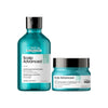 L’Oréal Professionnel Scalp Advanced Anti-Oiliness Dermo-Purifier Shampoo 300 ml + L’Oréal Professionnel Scalp Advanced Anti-Oiliness 2-In-1 Deep Purifier Clay 250 gm | For Oily Scalp - Default Title