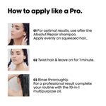 L'Oreal Professionnel Density Advanced Shampoo, Absolut Repair Mask & Serioxyl Advanced Leave-In Serum | Hair Growth + Damage Repair Kit | Renews density & increases volume | Softer & shinier hair image 7 — view 7