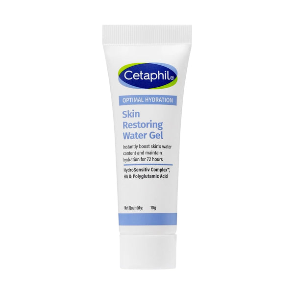 Cetaphil Optimal Hydration Restoring Water Gel 10 g – Lightweight 72H Hydrating Gel for Dry & Sensitive Skin | Daily Moisturisation Hydro Boost & Skin Refreshing Formula image 2