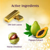 Lotus Herbals Radiant Gold Cellular Glow 1 Facial Kit | With 24K Gold Leaves | For Natural Golden Glow Skin | For Women & Men | All Skin Types | 37g image 7