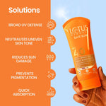 Lotus Herbals Safe Sun 3 In 1 Tinted Daily Sunscreen SPF 40 PA+++ | In Vivo Tested | Tinted Matte Look | UVA & UVB Protection | Non-Greasy | No White Cast | For All Skin Types | For Women & Men | 100g image 9 — view 9