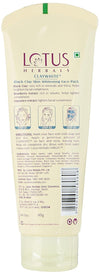 Lotus Herbals Claywhite Black Clay Face Pack | Detans Skin & Unclogs Pores | 60g (Pack of 1) image 2
