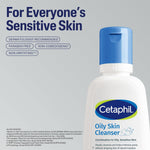 Cetaphil Oily Skin Cleanser Face Wash 60 ml | Deep Cleansing for Oily, Acne Prone Skin | Gentle Foaming, Non-Irritating, pH Balanced | Dermatologist Recommended | For Your Sensitive Skin image 8 — view 8