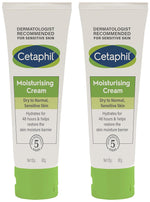 Cetaphil Moisturising Cream for Face & Body, Dry to Normal skin, 80 gm (Pack of 2) - Default Title — view 1
