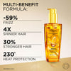 L'Oreal Paris Extraordinary Oil Hair Serum Powered by Floral Oils for All Hair Types, Volume- 100 ml, Makes hair frizz-free, stronger, shiny and provides UV and Heat Protection, Lightweight Formula image 7