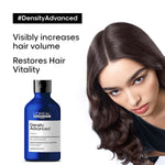 L'Oreal Professionnel Density Advanced Shampoo (With Omega-6 complex) & Serioxyl Advanced Leave-In Serum (With 5% Stemoxydine) | Hair Growth Combo | Renews density and increases volume image 7 — view 7