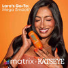 Matrix Mega Smooth Professional Shampoo with Shea Butter & Amino Acids, for Frizzy Hair | Max Smoothness for 4 Days | Used by 1 Lakh Hairstylists*| For All Hair Types | Paraben Free image 3