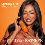 Matrix Mega Smooth Professional Shampoo with Shea Butter & Amino Acids, for Frizzy Hair | Max Smoothness for 4 Days | Used by 1 Lakh Hairstylists*| For All Hair Types | Paraben Free image 3 — view 3