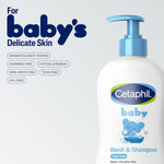Cetaphil Baby Wash & Shampoowith Organic Calendula,Tear Free, Paraben, Colorant and Mineral Oil Free, 13.5 Fl. Oz (Packaging May Vary) image 8 — view 8