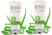 Lotus Herbals 3 in 1 Deep Cleansing Facial Foam | Face Wash for Women & Men | Blocks Melanin Production | Acne & Oil-Control | Fades Dark Spots | For All Skin Types | 100g (Pack of 2)