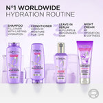L'Oreal Paris Fresh Hyaluron Moisture 72HR Moisture Sealing Conditioner Powered By Hyaluronic Acid, For Frizz-Free, Hydrated And Bouncy Hair Full Of Life For All Hair Types | 175 Millilitres image 10 — view 10