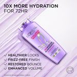 L Oréal Paris Moisture Filling Shampoo, With Hyaluronic Acid, For Dry & Dehydrated Hair, Adds Shine & Bounce, Hyaluron Moisture 72H, 340Ml. image 7 — view 7