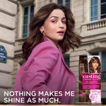L'Oréal Paris Casting Crème Gloss Hair Color With Glycolic Gloss Complex | 5X Glossier Hair Color | Shade 300 - Darkest Brown | 60g + 40ml + 60g image 4 — view 4