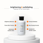 Minimalist 7% ALA + Glycolic Brightening Face Wash | Cleanser with ALA For Glowing Skin, AHA for Exfoliation and Vitamin B5 For Hydration | Sulphate-free | Fragrance-free | For Women & Men | 100 ml image 2 — view 2