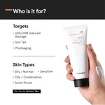 Minimalist Sunscreen SPF 50 PA+++ with Niacinamide & Multi-Vitamins | Clinically Tested in US (In-Vivo) | Lightweight with Multi-Vitamins | No White Cast | Broad Spectrum | Face Sunscreen for Men & Women | 50gm image 6 — view 6
