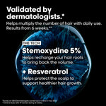 L’Oréal Professionnel Serioxyl Advanced Hair Growth Serum for scalp | Powered by Stemoxydine 5% + Resveratrol | Stimulates dormant hair roots and thickens hair fibre | Hairgrowth serum for men and women image 5 — view 5
