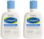 Cetaphil Face Wash Gentle Skin Cleanser for Dry to Normal, Sensitive Skin, 125 ml Hydrating Face Wash with Niacinamide, Vitamin B5 (Pack of 2) - Default Title — view 1