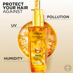 L'Oreal Paris Extraordinary Oil Hair Serum Powered by Floral Oils for All Hair Types, Volume- 100 ml, Makes hair frizz-free, stronger, shiny and provides UV and Heat Protection, Lightweight Formula image 9 — view 9