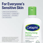 Cetaphil Moisturising Lotion 118 ml for Dry to Normal & Sensitive Skin | 48H Hydration with Niacinamide, Panthenol & Glycerin | Fragrance-Free, Non-Greasy, Dermatologist Recommended, For Face and Body image 5 — view 5