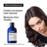 L'Oreal Professionnel Density Advanced Shampoo, Absolut Repair Mask & Serioxyl Advanced Leave-In Serum | Hair Growth + Damage Repair Kit | Renews density & increases volume | Softer & shinier hair image 9 — view 9
