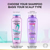 L’Oréal Paris Hyaluron Pure 72H Purifying Shampoo, For oily scalp & dry hair with salicylic and hyaluronic acid, 200 ml image 8