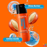 Matrix Mega Smooth Professional Shampoo with Shea Butter & Amino Acids, for Frizzy Hair | Max Smoothness for 4 Days | Used by 1 Lakh Hairstylists*| For All Hair Types | Paraben Free image 5 — view 5