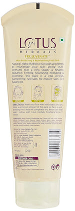 Lotus Herbals Frujuvenate Skin Perfecting and Rejuvenating Fruit Pack, 120g image 2 — view 2