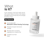 Minimalist Maleic Bond Repair Hair Care Gift Set | Hair Serum, Shampoo, Mask Trio image 5 — view 5