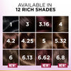 L'Oréal Paris Permanent Hair Colour, Radiant At-Home Hair Colour with up to 100% Grey Coverage, Pro-Keratin, Up to 8 Weeks of Colour, Excellence Crème, 3 Natural Darkest Brown, 72ml+100g image 8