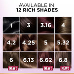 L'Oréal Paris Permanent Hair Colour, Radiant At-Home Hair Colour with up to 100% Grey Coverage, Pro-Keratin, Up to 8 Weeks of Colour, Excellence Crème, 3 Natural Darkest Brown, 72ml+100g image 8 — view 8