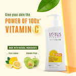 Lotus Herbals WhiteGlow Vitamin C Deep Moisture Hand & Bodylotion | Non Greasy | Cools and Refreshes Skin | SPF 20 | For All Skin Types | 270ml image 2 — view 2
