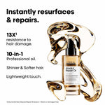 L'Oreal Professionnel Absolut Repair 10-in-1 Multi-Benefit Hair Serum for Dry Frizzy Hair - 90ml | L'Oreal Serum for dry and damaged hair| Provides softness and shine | With Wheat Protein image 2 — view 2